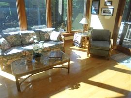 4 pieces being pictured of the Lane Rattan Set