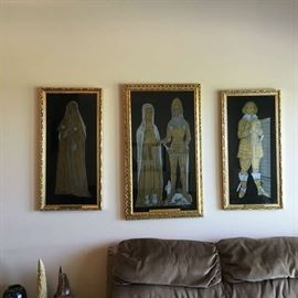 Brass etchings