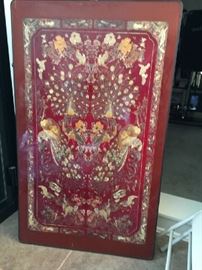 Japanese table with MOP inlay
