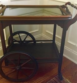Antique cart with wheels