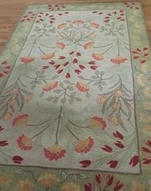 5x8 hand knotted carpet