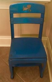 Small antique children's chair