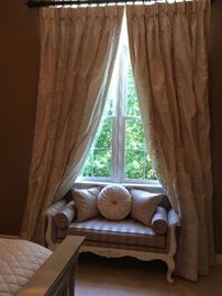 Custom drapes and various designer pieces