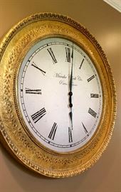 Ballard Design oversized wall clock