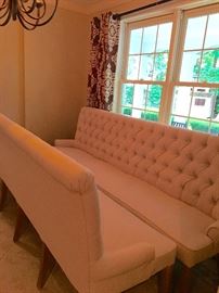 A pair of new banquet settees. Never been used!