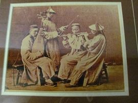 Vintage Photo of Chinese Musicians