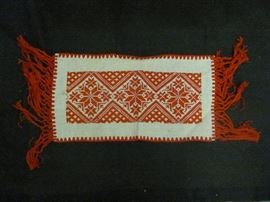 Small, handmade textile