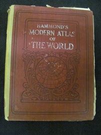 1905 Hammond's Atlas of The World