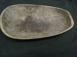 Antique wooden grain scoop, from Korea