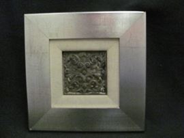 Painted part from a wooden door, estimated from the 1700s, from Mexico