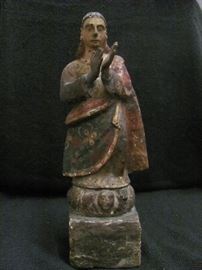 Virgin Mary or Guadalupe santo from a New Mexico church, 1880s