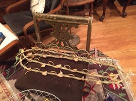Wine Rack & Antique chair