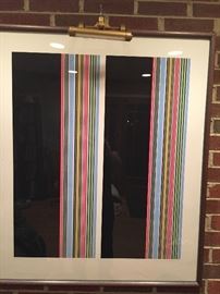 Gene Davis Signed Serigraph