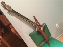 Very unique, luthier made guitar with vintage Gibson T Bucker pickup