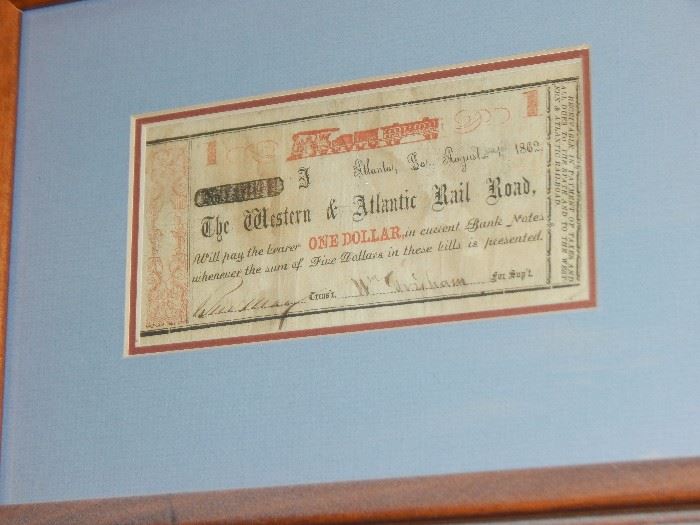 Vintage Railroad note