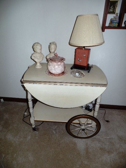 French Provincial tea cart