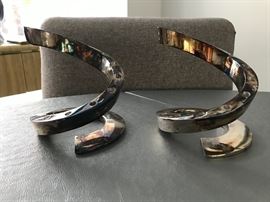 Beautiful Dansk candleholder for 12 candles each.