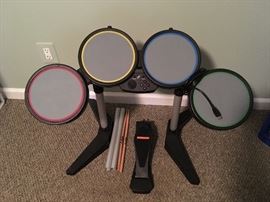 Guitar Hero drum set