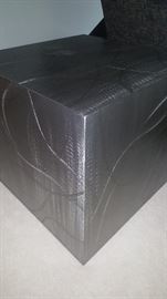 Decorative contemporary cube/end table by Oios