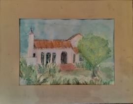 Watercolor of 8712 Dorrington.