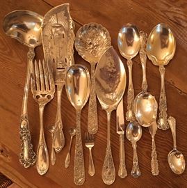 Sterling serving pieces to grace your next gathering..."Buttercup", "Chantilly", "Repousse" and More