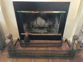 Pierced Brass Fenders in the Empire Style