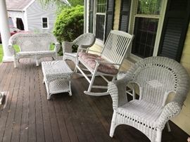 Porch wicker