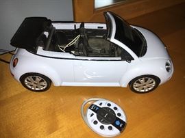 Sharper Image Volkswagon Bug Alarm Clock with remote