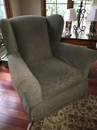 Upholstered Wing Chair