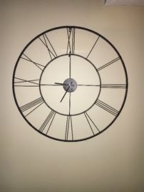 Large modern wall clock