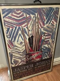 Jasper Johns Whitney Museum of American Art Framed Print