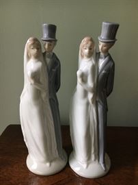 Nao by Lladro Bride and Groom Cake Toppers