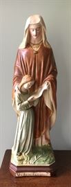 Saint Anne and Mary Statue