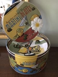 Tin of Martini Plates!