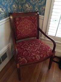 Pair of  Hickory mahogany armchairs 