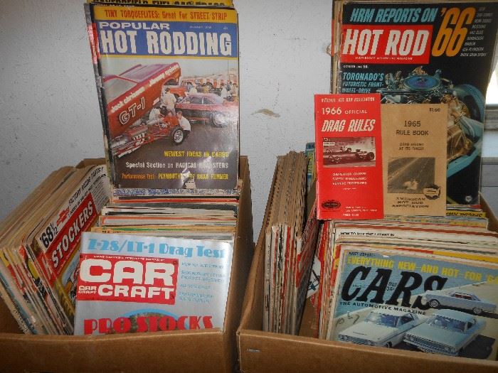 VINTAGE  Hot Rod & other magazines
