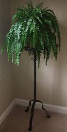 Iron plant stand