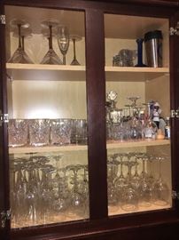 More Waterford as well as wine and champagne glasses