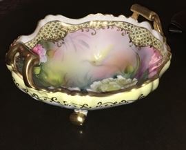 Noritake fancy footed antique bowl