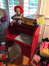 Child's rolltop desk