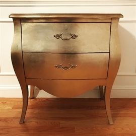 Cute gold gilt bombay chest