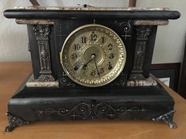 Antique mantle clock