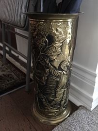 Brass umbrella stand
