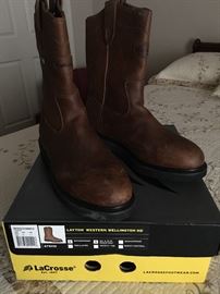 LaCrosse leather boots, size 10M