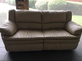 Leather sofa