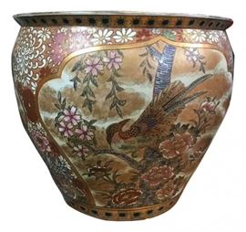 Large Chinese Koi Fish Bowl