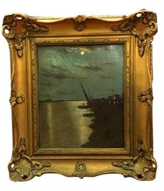 19th c. Dutch School Oil Painting