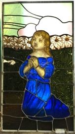 Large Stained Glass Window from Cathedral