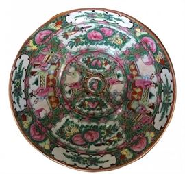 Famille Rose Medallion Porcelain Bowl