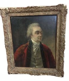 18th c. Portrait of an Officer in the manner of Gainsborough